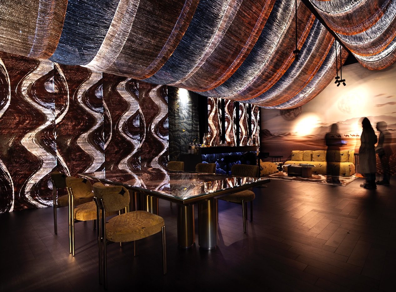 DreamLux illuminated textile surface
